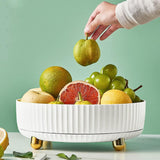U-HOOME Lazy Susan Rotating Turntable Cabinet Organizer - for Kitchen, Pantry, Cabinet, Dining Table, Fridge, Countertop,Vanity -11 Inches Round Rotating Turntable Spice