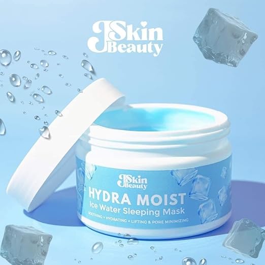 J Skin Beauty HYDRA MOIST Ice Water Sleeping Mask, 300g Fast absorbing.With cooling effect